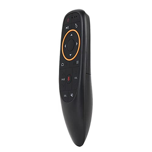 Davitu Remote Controls - 2.4Ghz Air Mouse Wireless Voice Universal Mini Remote Control USB Receiver for TV Box Android PC - -Color- Black-