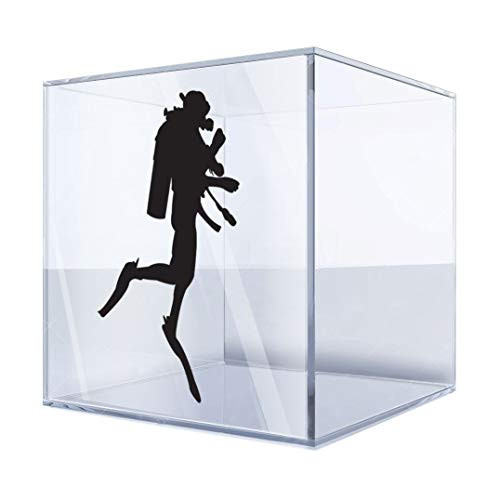 Decal Sticker Scuba Diver Figure 14 X 8,7