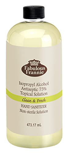 Fabulous Frannie Clean And Fresh Hand Sanitizer REFILL 16oz Made with All Natural Undiluted Pure Essential Oils