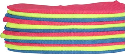 Atlas Microfiber Dusting  and  Cleaning Cloth Yellow - 24-Pack