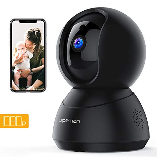 APEMAN WiFi Camera 1080P Indoor Home Security Camera Wireless IP Camera Human/Motion Detection Pet/Baby Monitor Night Vision 2-Way Audio Pan/Tilt/Zoom APEMAN WiFi Camera 1080P Indoor Home Security Camera Wireless IP Camera Human/Motion Detection Pet/Baby Monitor Night Vision 2-Way Audio Pan/Tilt/Zoom