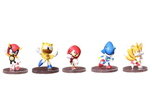 Sonic Figure 5pcs/LOT Sonic Figure Toys Doll Anime Cartoon Sonic Tails Knuckles Shadow Amy Rose PVC Action Toy Model for Children Gift Sonic Figure 5pcs/LOT Sonic Figure Toys Doll Anime Cartoon Sonic Tails Knuckles Shadow Amy Rose PVC Action Toy Model for Children Gift