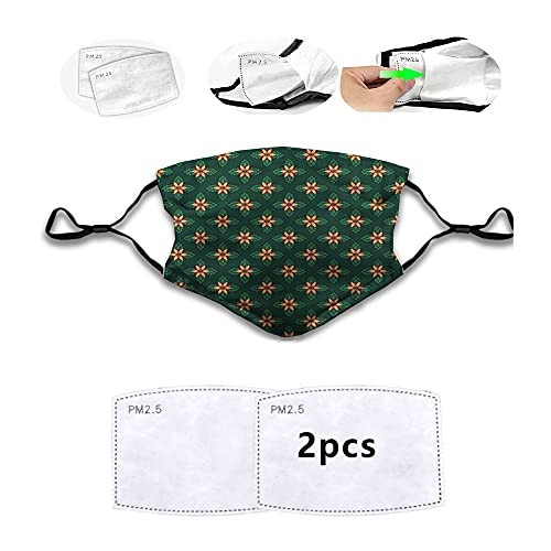 Made in USA Fashion Face mask,Ornamental Flowers Dark Festive Plant Arrangement,Mouth Cover for Women,Face Mask Reusable Washable Cloth for Unisex-S- Made in USA Fashion Face mask,Ornamental Flowers Dark Festive Plant Arrangement,Mouth Cover for Women,Face Mask Reusable Washable Cloth for Unisex-S-