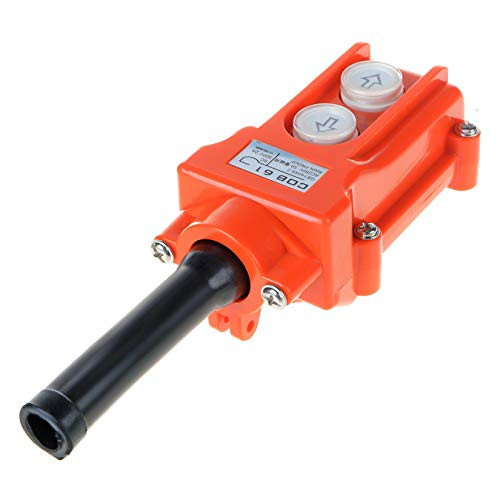 Saim Rainproof Hoist Controller Up-Down Push Button Switch Station Pendant Crane Control AC 250V/5A,500V/2A
