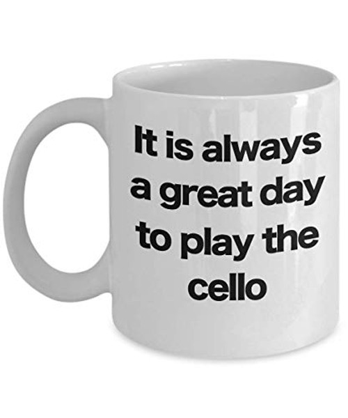 Cello Mug - White Coffee Cup - Cellist Violoncellist Musician Orchestra Bass Chamber String Quartet Cello Mug - White Coffee Cup - Cellist Violoncellist Musician Orchestra Bass Chamber String Quartet