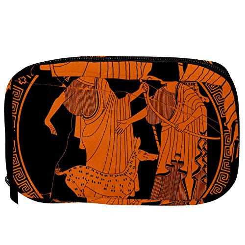 Inhomer Cosmetic Bag Ancient Green Travel Makeup Case Handy Toiletry Organizer Storage Box Inhomer Cosmetic Bag Ancient Green Travel Makeup Case Handy Toiletry Organizer Storage Box
