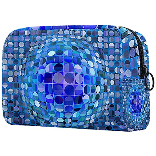 Women Makeup Bag,Cosmetic Storage Bag Blue crystal background ball for Travel,Cosmetics Organizer Women Makeup Bag,Cosmetic Storage Bag Blue crystal background ball for Travel,Cosmetics Organizer