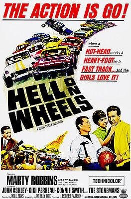 Hell on Wheels - 1967 - Movie Poster Magnet