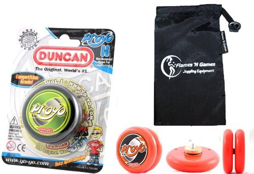 Duncan PROYO YoYo -Black- Pro String Trick YoYos with Travel Bag Pro YoYos For Kids and Adults