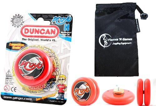 Duncan PROYO YoYo -Red- Pro String Trick YoYos with Travel Bag Pro YoYos For Kids and Adults