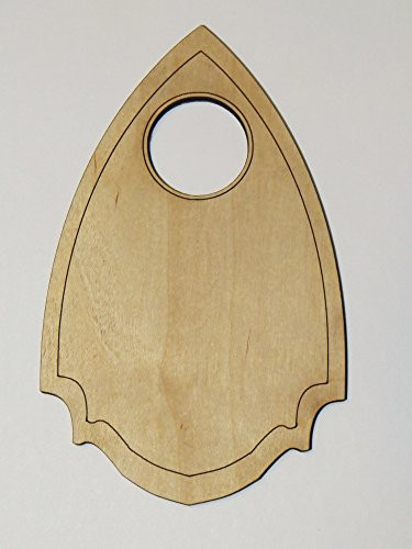2 Pack VER5 Blank Wood Ouija Board Planchette with Eye