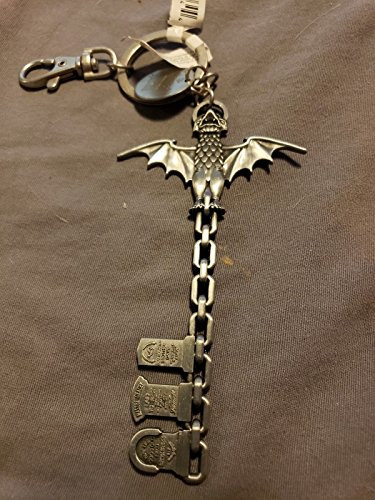 Disney Parks Haunted Mansion Bat Master Graves Key Keychain