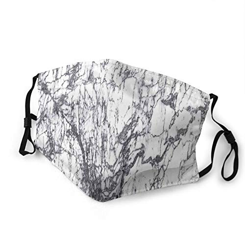 Women Men Boys Girls,Murky Marble Rock Motifs With Dynamic Fractal Figures Abstract Artsy Print,Half Face Mouth Mask Breathable Mouth Muffle For, Travel, Outdoor-M-
