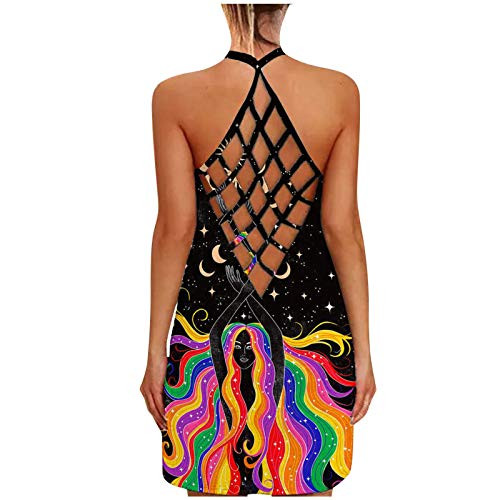 Casual Dresses for Womens, Summer Long Dress for Women Gradient V Neck Elegant Loose Casual Beach Sexy Maxi Sleeveless Dress Casual Dresses for Womens, Summer Long Dress for Women Gradient V Neck Elegant Loose Casual Beach Sexy Maxi Sleeveless Dress