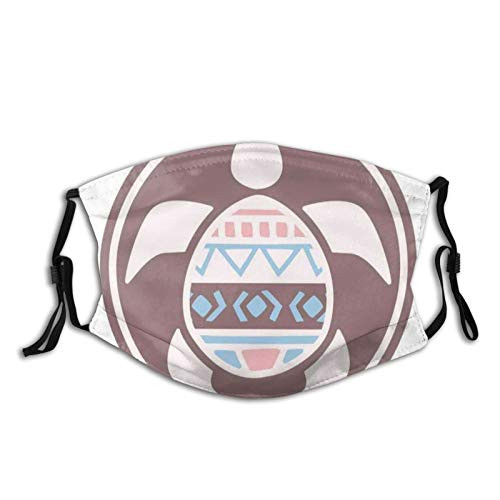 ETHAICO Fillter Cloth for Unisex,Tribal Animal Composition with Angled Lines and Triangles Silhouette of A Turtle,Reusable Windproof Cloth Half Face Double Protection ETHAICO Fillter Cloth for Unisex,Tribal Animal Composition with Angled Lines and Triangles Silhouette of A Turtle,Reusable Windproof Cloth Half Face Double Protection