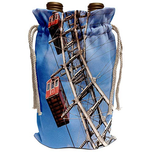 3dRose Danita Delimont - Vienna - Austria, Vienna, Prater, Ferris Wheel - EU03 JEN0120 - Jim Engelbrecht - Wine Bag -wbg-135422-1-