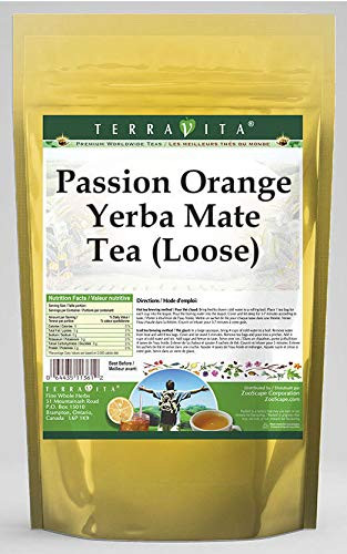 Passion Orange Yerba Mate Tea -Loose- -4 oz, ZIN- 555648-