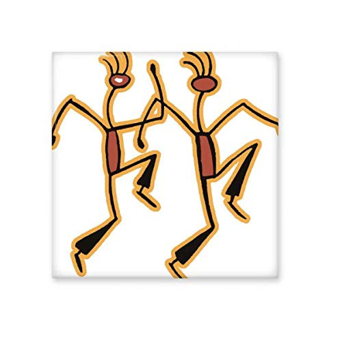 Egypt Figure Dancing Funny Pattern Ceramic Tile Glossy Decal Glazed Brick Adorn Stone