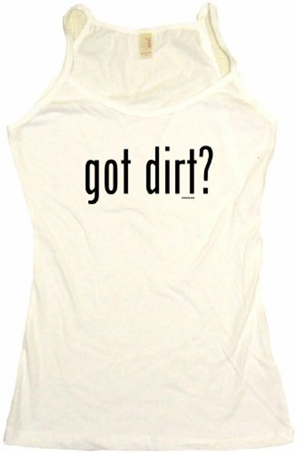 99 Volts Got Dirt Women's Babydoll Tee Shirt Medium-Tank Top