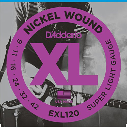D'Addario D'Addario EXL120 plus Electric Guitar Strings - Super Light - 1 Set