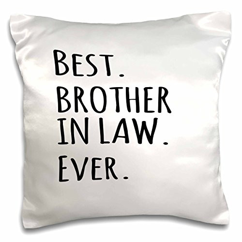 3dRose Best Pop-Pop Ever - Gifts for Grandfather, Granddad, Grandpa - black text - Pillow Case, 16 by 16-inch -pc-203245-1-