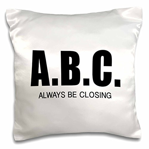 3dRose PRINT OF TEXT VEGAN, BLACK - Pillow Case, 16 by 16-inch -pc-223181-1-