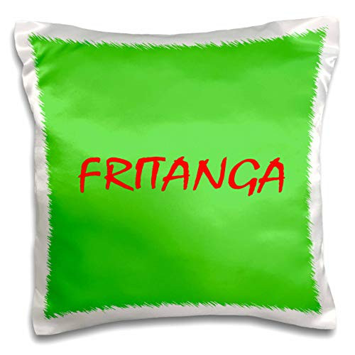 3dRose KIKE CALVO Folklore and Traditions - Red Fritanga with Green Background - 16x16 inch Pillow Case -pc-299448-1- 3dRose KIKE CALVO Folklore and Traditions - Red Fritanga with Green Background - 16x16 inch Pillow Case -pc-299448-1-