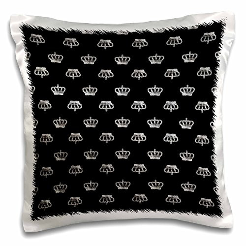 3dRose Painting The Roses Red Vintage Alice in Wonderland Pillow Case, 16" x 16"