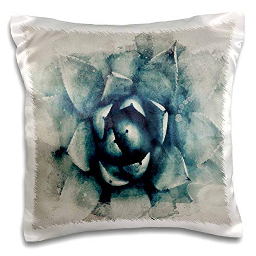 3dRose Image Of Watercolor Close-Up Of Green Cactus Art - Pillow Cases -pc-328906-1-