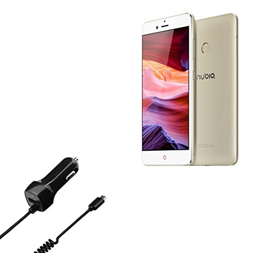 Car Charger for ZTE Nubia Z11 Mini S -Car Charger by BoxWave- - Car Charger Plus, Car Charger Extra USB Port with Integrated Cable for ZTE Nubia Z11 Mini S - Black Car Charger for ZTE Nubia Z11 Mini S -Car Charger by BoxWave- - Car Charger Plus, Car Charger Extra USB Port with Integrated Cable for ZTE Nubia Z11 Mini S - Black