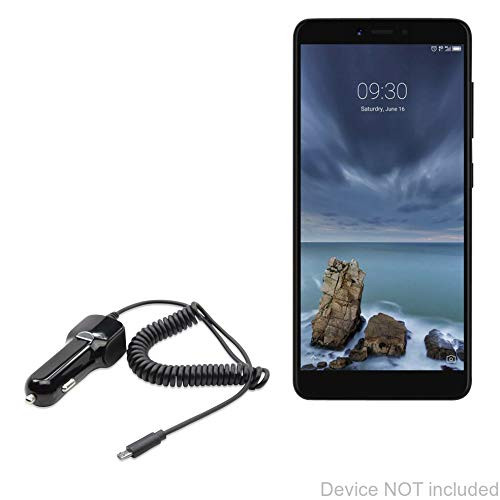 ZTE Blade A7 Car Charger, BoxWave -Car Charger Plus- Car Charger Extra USB Port with Integrated Cable for ZTE Blade A7 - Black ZTE Blade A7 Car Charger, BoxWave -Car Charger Plus- Car Charger Extra USB Port with Integrated Cable for ZTE Blade A7 - Black