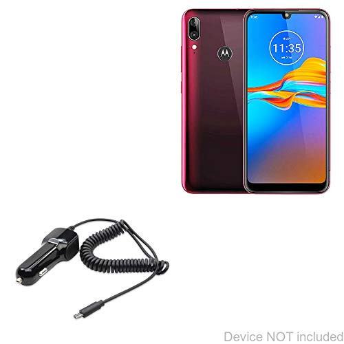 Car Charger for Motorola Moto E6 Plus -Car Charger by BoxWave- - Car Charger Plus, Car Charger Extra USB Port with Integrated Cable for Motorola Moto E6 Plus - Black Car Charger for Motorola Moto E6 Plus -Car Charger by BoxWave- - Car Charger Plus, Car Charger Extra USB Port with Integrated Cable for Motorola Moto E6 Plus - Black