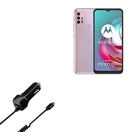 Car Charger for Motorola Moto G60 -Car Charger by BoxWave- - Car Charger Plus, Car Charger Extra USB Port with Integrated Cable for Motorola Moto G60 - Black Car Charger for Motorola Moto G60 -Car Charger by BoxWave- - Car Charger Plus, Car Charger Extra USB Port with Integrated Cable for Motorola Moto G60 - Black
