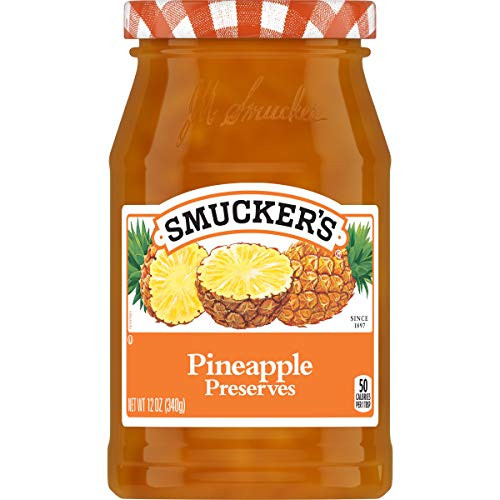 Smucker's Pineapple Preserves, 12 Ounces -Pack of 6-