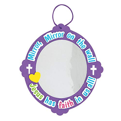 Faith Mirror Craft Kit - Craft Kits - 12 Pieces