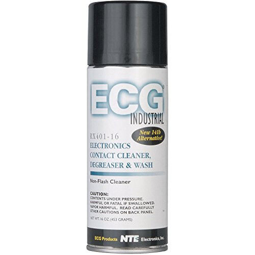 ECG RX401-16 Electronics Contact Cleaner Degreaser and Wash, 16 oz. Aerosol ECG RX401-16 Electronics Contact Cleaner Degreaser and Wash, 16 oz. Aerosol