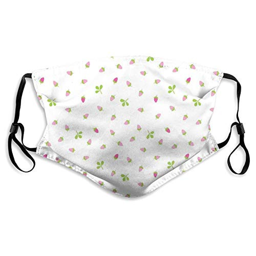 Funny Print Breathable Mouth Masks Simplistic Hand-Drawn Berries And Leaf Figures On White Backdrop,Hip Hop Dust Face Masks,Washable And Reusable Windproof Cartoon Animal Masks,S Funny Print Breathable Mouth Masks Simplistic Hand-Drawn Berries And Leaf Figures On White Backdrop,Hip Hop Dust Face Masks,Washable And Reusable Windproof Cartoon Animal Masks,S
