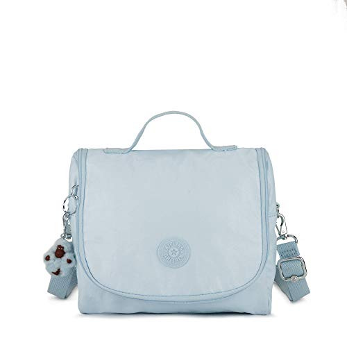 Kipling Kichirou Metallic Lunch Bag One Size Fainted Blue Mtlc