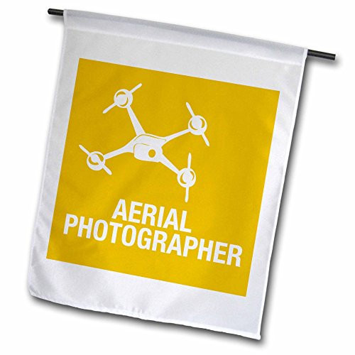 3dRose Kike Calvo Drone and Unmanned Vehicle Collection - Yellow and Orange Drone, Aerial Photographer - 12 x 18 inch Garden Flag -fl-179926-1- 3dRose Kike Calvo Drone and Unmanned Vehicle Collection - Yellow and Orange Drone, Aerial Photographer - 12 x 18 inch Garden Flag -fl-179926-1-