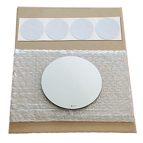 Mirror Glass Replacement  plus Adhesive Pads for 1967-1969 Chevrolet Camaro Driver Side - Manual