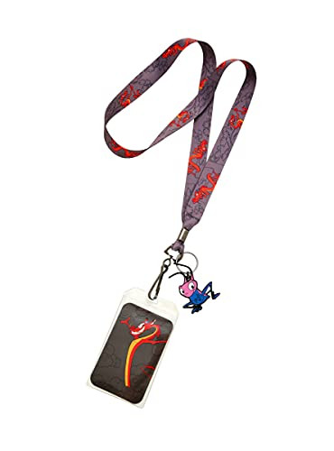 Hot Topic Loungefly Disney Mulan Mushu  and  CRI-Kee Lanyard
