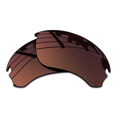SEEABLE Premium Polarized Mirror Replacement Lenses for Oakley Flak Draft OO9364 Sunglasses - Brown