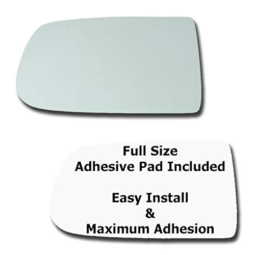 Mirror Glass  plus Full Size Adhesive Pad for 2002-2003 Mazda Protege5 Driver Side Replacement