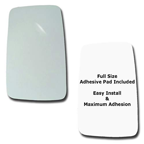 Mirror Glass  plus Full Size Adhesive Pad for 2003-2006 Dodge Sprinter 2500 Driver Side Replacement