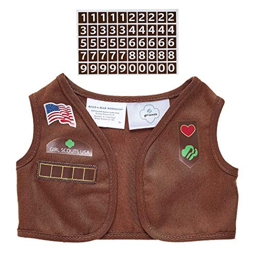 Build A Bear Workshop Girl Scout Brownie Uniform Vest