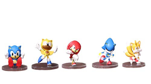 Sonic doll 5Pcs/Set 4-6cm Sonic Boom Rare Dr Eggman Shadow action Figures Toy Pvc Toy Sonic Shadow Tails Characters Figure Toys For Children