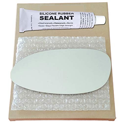 Mirror Glass Replacement  plus Silicone Adhesive for 2005-2009 Buick LaCrosse Driver Side