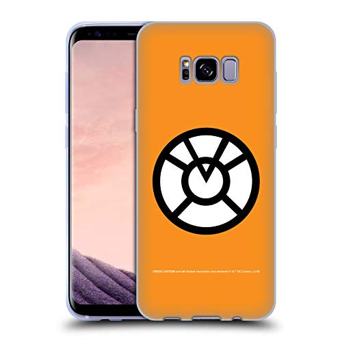 Head Case Designs Officially Licensed Green Lantern DC Comics Orange Lantern Corps Soft Gel Case Compatible with Samsung Galaxy S8 plus / S8 Plus