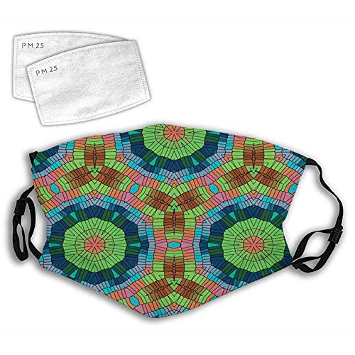 Personality mask Windproof Breathable Mouth Cover,Ethnic and Abstract Round Figures with African Tribal Native Art Design Elements,Adjustable Face Masks Sport Reusable Miracle mask Personality mask Windproof Breathable Mouth Cover,Ethnic and Abstract Round Figures with African Tribal Native Art Design Elements,Adjustable Face Masks Sport Reusable Miracle mask