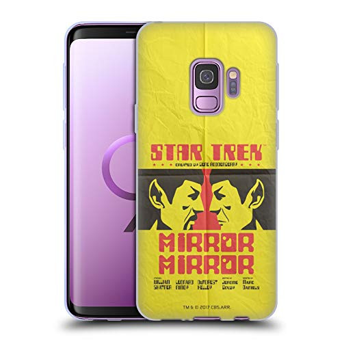 Head Case Designs Officially Licensed Star Trek Mirror Mirror Juan Ortiz Posters TOS Soft Gel Case Compatible with Samsung Galaxy S9